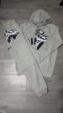 Grey Trapstar Shooters Tracksuit Size Small