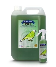 Fresh Pet Bird Cage Disinfectant - 5L - With Spray Bottle Lime