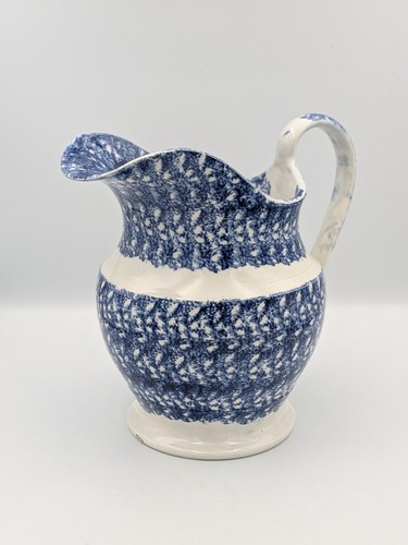Antique large spongeware - antique,