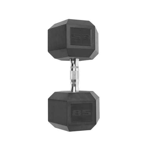Cap barbell coated hex - barbell,