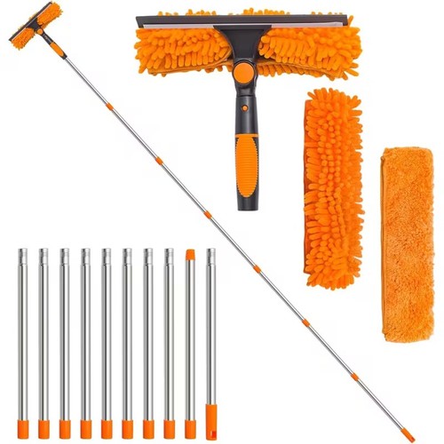 Telescopic squeegee cleaner - 4m,