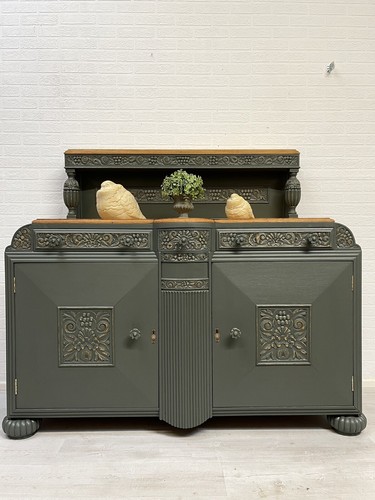 Art deco solid oak vintage - art,