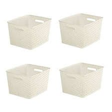 Large plastic rattan - x,