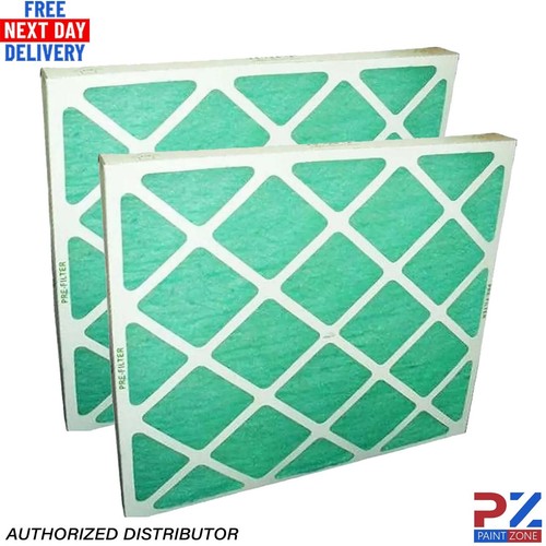 Spray booth filter card - 2x,