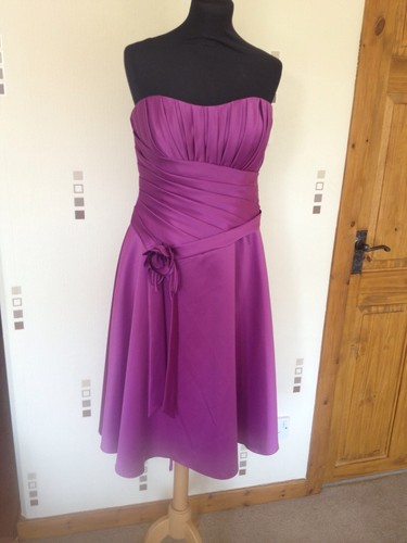Purple satin ronald joyce - satin,