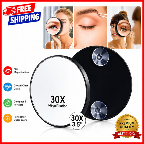 Round magnifying makeup - round,