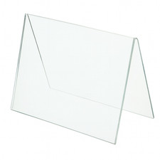 Clear Acrylic Menu Holder Table Tent Sign Display Stand Name Place Cards Setting