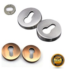 Stainless steel Key Hole Cover Escutcheon Open or Covered in copper Keyhole