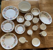 Paragon Country Lane Vintage Bone China Dinner and Tea Set for 6