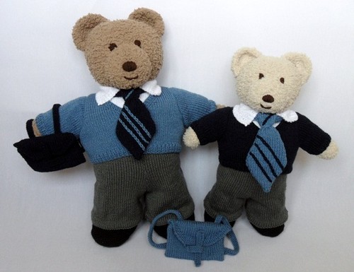 Knitting pattern teddy bear - pattern,
