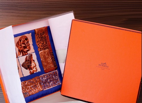 Hermes silk scarf - hermes,