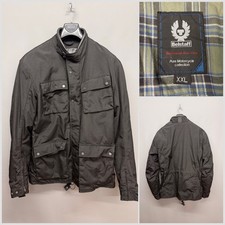 BELSTAFF Men's Black Motorcycle Jacket 2XL Shoulder and Elbow protection