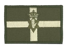 Olive Green Ulster Flag Patch