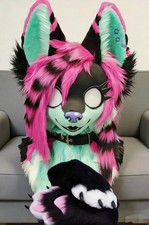 Fursuit Long haired Dog Fox