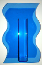 Blue Acrylic Wavy Vase Wiggle Vase Modern Abstract