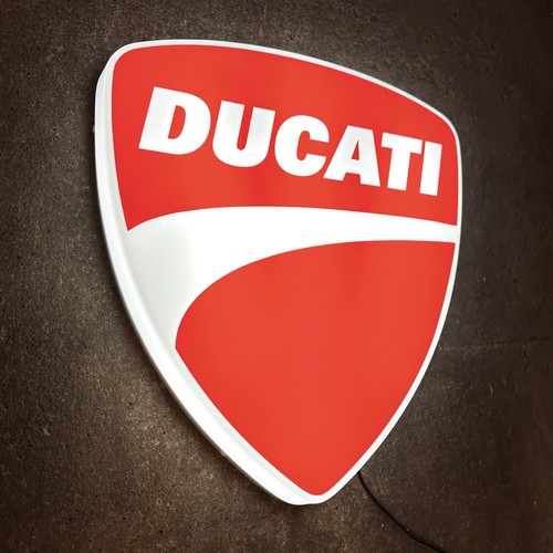 Ducati badge led - led, illuminated