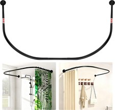 ZAIONE U Shaped Shower Curtain