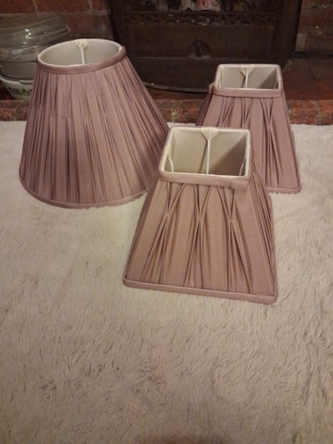 Pleated lampshades 2 are - 3,,