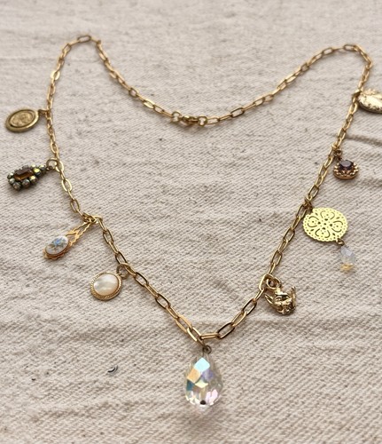 Vintage gold tone - vintage, clip