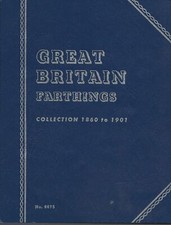 FARTHING WHITMAN COIN FOLDERS CHOICE OF FOLDERS