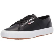 Superga 2750 Nappa Sneaker Women's (Black/White) Women's sz8 EUR 39