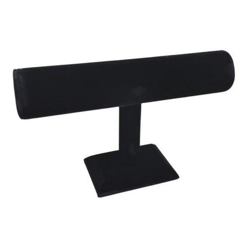 Black bar bracelet display - t-bar,
