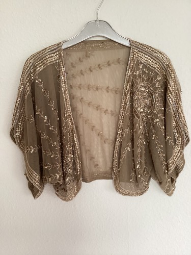 Topshop beautiful gold leaf - gold,