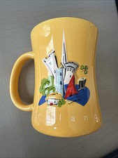 JohnHinde Coffee Mug Icons Of Ireland Color Yellow  12 Onzas