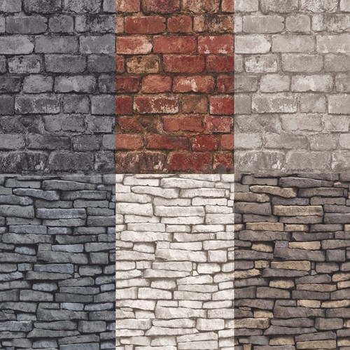 Fine decor debona rustic - fine, brick