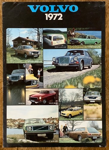 Volvo 1972 model brochure - 1972, inc