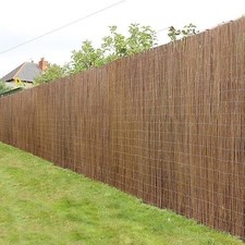 Garden Gear Willow Cane Screening Screen Roll 4m Long Panel Outdoor Fence Panel
