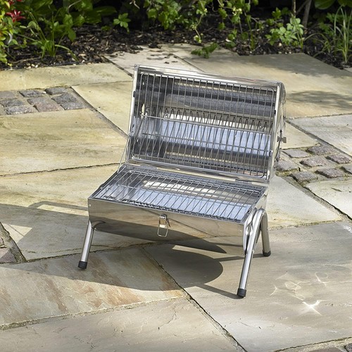 Portable barrel bbq stainless - portable,