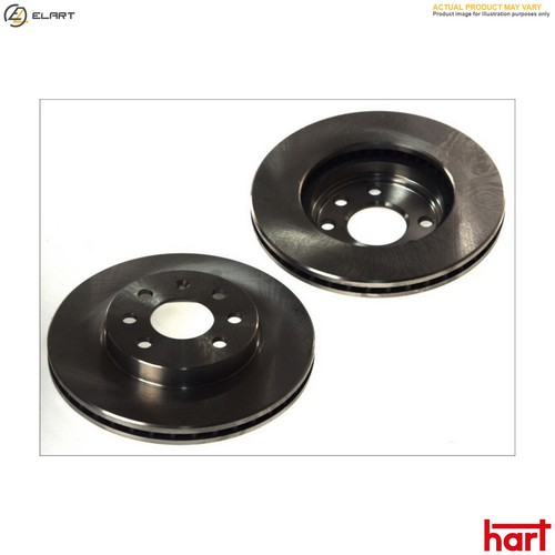 Brake disc 262 302 - 2x, for