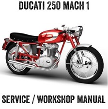 1964-1966 Ducati 250 Mach 1 Workshop Service Manual PDF File
