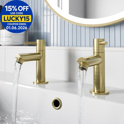 Basin sink pillar tap pair - basin,