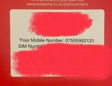 VodafonPAYG SIM card