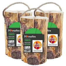 Natural Swedish Fire Log Torch