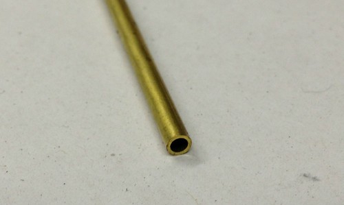Brass tube 12 long - brass, 12"