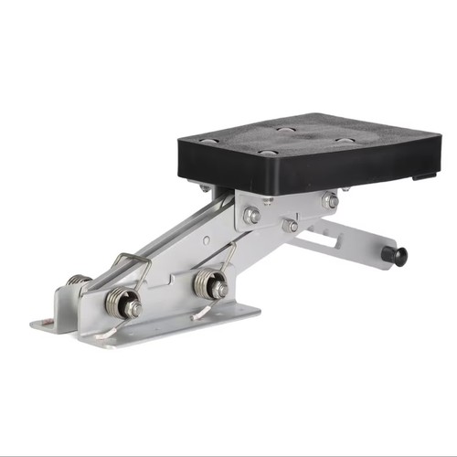 Boat motor brackets to - motor, up