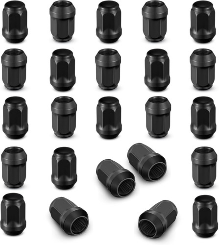 24x wheel nuts - nuts, black