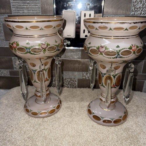 Pair antique victorian art - antique,