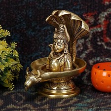 Hindu God Lord Brass Shivling