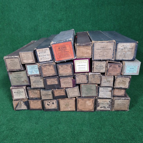 Pianola music rolls job - job, lot