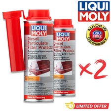 2 X Liqui Moly Diesel Particulate Filter Protector DPF Cleaner Regenerator 250ml