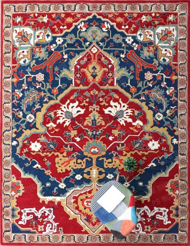 Sultanabad heriz multi red - sultanabad,
