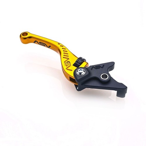 Asv brake lever short gold - short,
