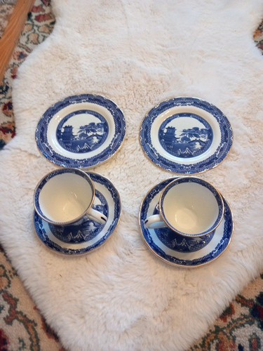 Vintage ringtons blue white - ringtons,
