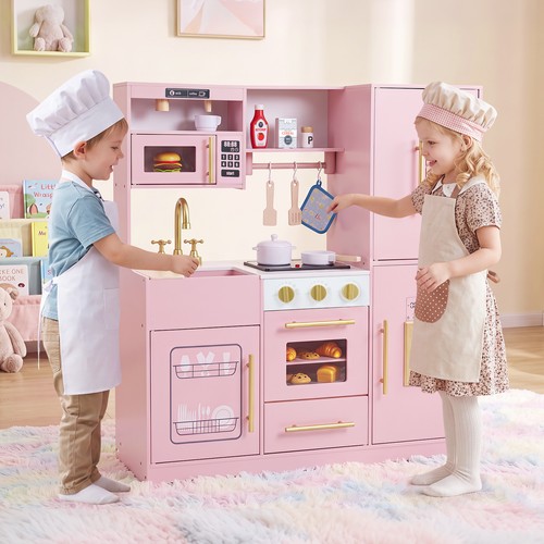 Wooden play kitchen for - play,