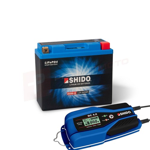 Shido lithium battery and dc4 - shido,