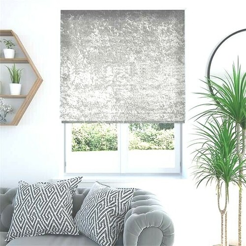 Crushed velvet roller - roller, blind